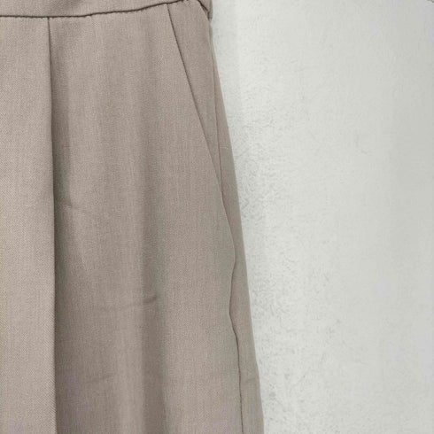 ザラ ZARA WIDE-LEG TROUSERS WITH DOUBLE WAISTBAND レディース M