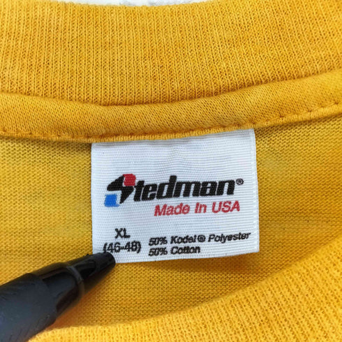 ステッドマン STEDMAN 90s USA製 袖シングル クルーネックTシャツ メンズ  XL