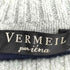 ヴェルメイユ VERMEIL 12G2 トーンロゴジャガードニット レディース