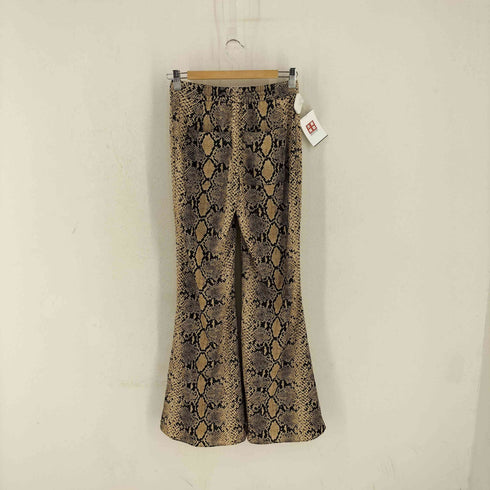 ザラ ZARA スネーク柄 フレアパンツ レディース JPN:XS