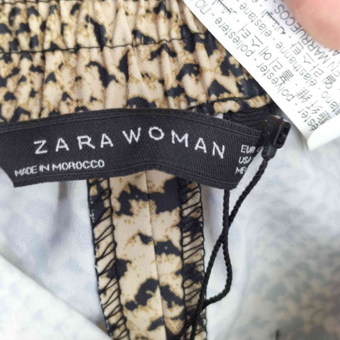 ザラ ZARA スネーク柄 フレアパンツ レディース JPN:XS