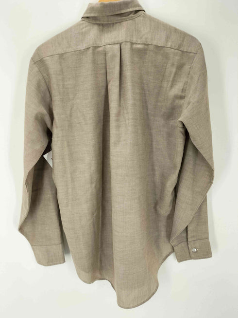 アロー ARROW 60-70S USA製 DECTON 65/35 ポリ コットン ボタンダウン L/S シャツ 裾ステンシル ユニオンチケット メンズ 15 1/2-34