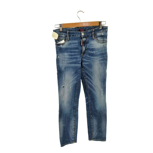 ディースクエアード DSQUARED2 ダメージスキニー デニムパンツ レディース 36