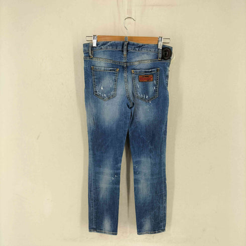 ディースクエアード DSQUARED2 ダメージスキニー デニムパンツ レディース 36