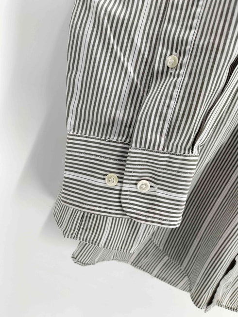 アロー ARROW Princeton Poplin 50's SINGLES 60/40 コットン ポリ 襟芯 L/S ストライプ シャツ メンズ 16 1/2-32/33