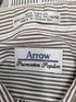 アロー ARROW Princeton Poplin 50's SINGLES 60/40 コットン ポリ 襟芯 L/S ストライプ シャツ メンズ 16 1/2-32/33