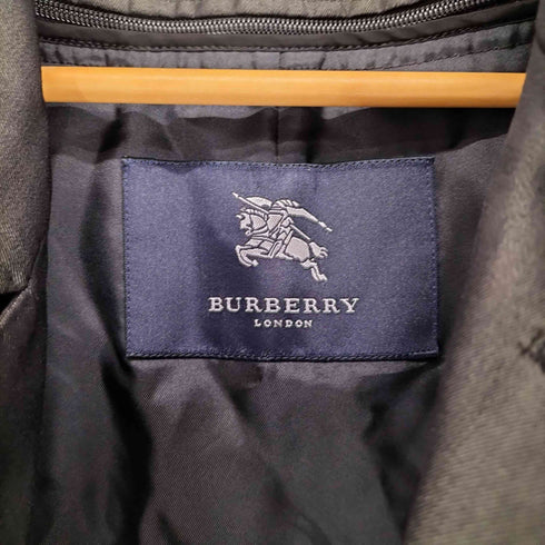 バーバリーロンドン BURBERRY LONDON ウールシルク ライナー付比翼チェスターコート メンズ  170