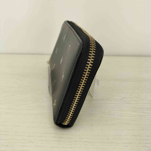 ポールスミス Paul Smith アルファベットプリント ラウンドファスナー長財布 メンズ