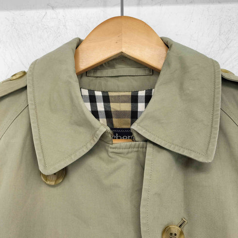 バーバリーロンドン BURBERRY LONDON イングランド製 裏地チェック トレンチコート  レディース