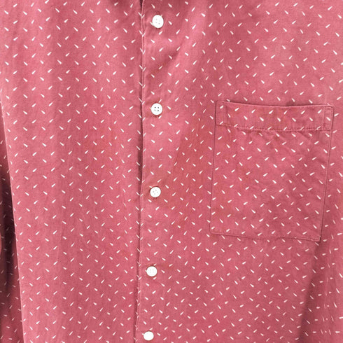 ニーマンマーカス Neiman Marcus 総柄 S/S シャツ メンズ import:L