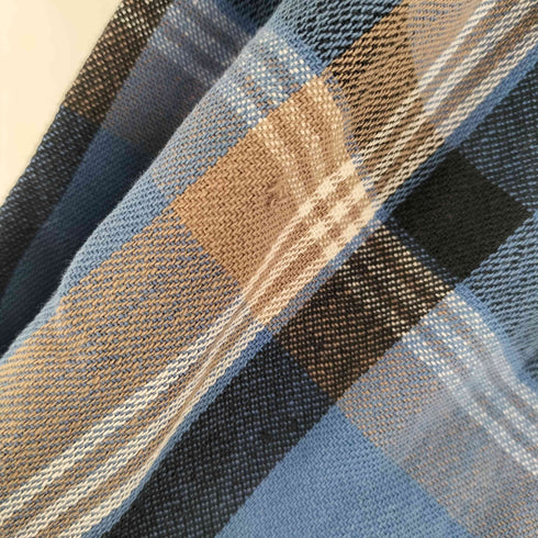 Lucky store  デザインボタン ウエスタン チェックシャツ メンズ JPN:M