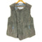 キココスタディノフ KIKO KOSTADINOV 23ss Grey Zlatyu Sleeveless Shearling Vest スリーブレス シェアリング パイル ダブル ライダース ベスト メンズ EUR:48