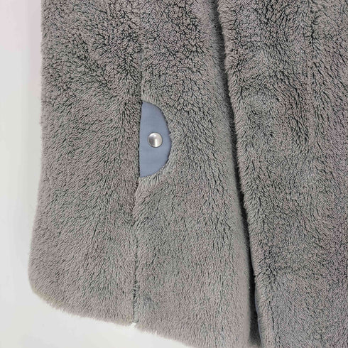 キココスタディノフ KIKO KOSTADINOV 23ss Grey Zlatyu Sleeveless Shearling Vest スリーブレス シェアリング パイル ダブル ライダース ベスト メンズ EUR:48