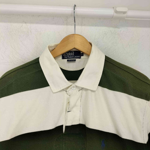 ポロバイラルフローレン Polo by RALPH LAUREN ショートスリーブ ボーダーラガーシャツ メンズ LL