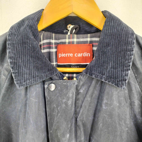ピエールカルダン pierre cardin 英国製 裏地チェック オイルドジャケット メンズ  50