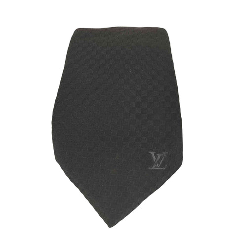 ルイヴィトン LOUIS VUITTON イタリア製 クラヴァットマイクロダミエ シルク ネクタイ メンズ