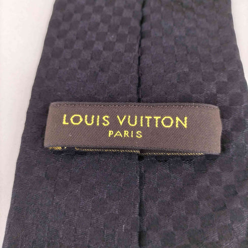ルイヴィトン LOUIS VUITTON イタリア製 クラヴァットマイクロダミエ シルク ネクタイ メンズ