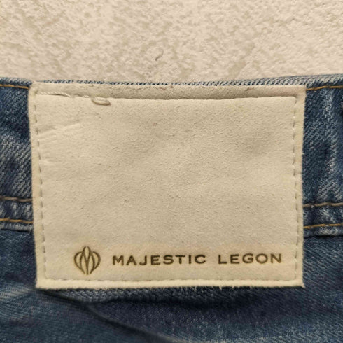 マジェスティックレゴン MAJESTIC LEGON カットオフ加工デニムミニスカート レディース S