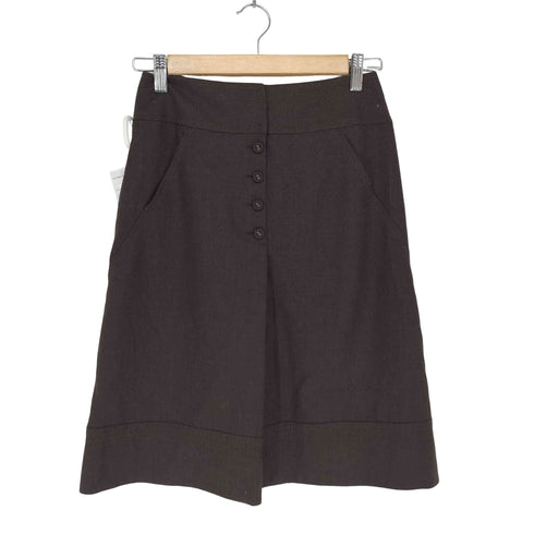 クレージュ courreges ベルト付フロントボタンスカート レディース 38