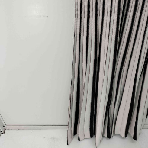 マーキュリーデュオ MERCURYDUO 配色チェンジリブ五分袖ニットワンピース レディース import:M