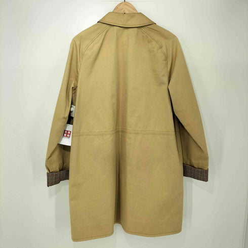 アーペーセー A.P.C. MADE IN BULGARIA 裏地ハウンドトゥースチェック ハンティング ステンカラーコート レディース FR:36