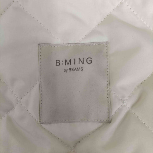 ビーミングバイビームス B:MING by BEAMS キルティング ノーカラー ロング コート レディース JPN:S