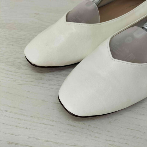 グリーンレーベルリラクシング GREEN LABEL RELAXING スクエアソフト フラットシューズ レディース 25