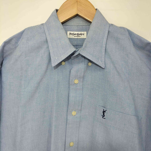 イヴサンローラン Yves Saint Laurent ボタンダウンオックスフォードL/Sシャツ メンズ import:L