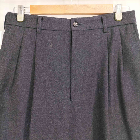 コムデギャルソンオム COMME des GARCONS HOMME AD1997 田中オム ウール100% タックテーパードパンツ メンズ JPN:M