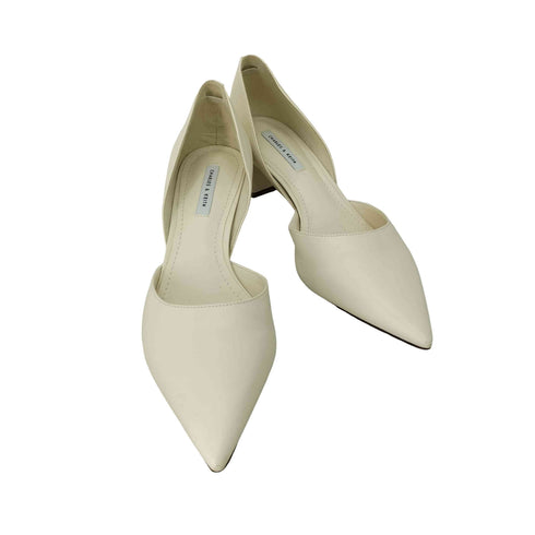 チャールズアンドキース CHARLES&KEITH ドルセイブロックヒールパンプス レディース 25.5