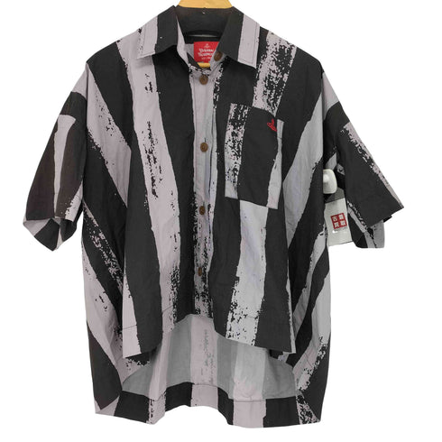 ヴィヴィアンウエストウッドレッドレーベル Vivienne Westwood RED LABEL ストライプスクエアシャツ レディース 00