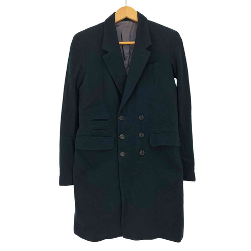 シャリーフ SHAREEF ウール混 マルチポケット ダブルブレスト チェスターコート メンズ JPN:1