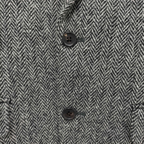 スーツセレクト SUIT SELECT Harris Tweed ヘリンボーンツイル 背抜き 2B ウールテーラードジャケット メンズ H:175 C:94 W:78