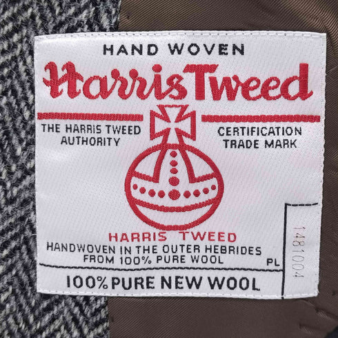 スーツセレクト SUIT SELECT Harris Tweed ヘリンボーンツイル 背抜き 2B ウールテーラードジャケット メンズ H:175 C:94 W:78