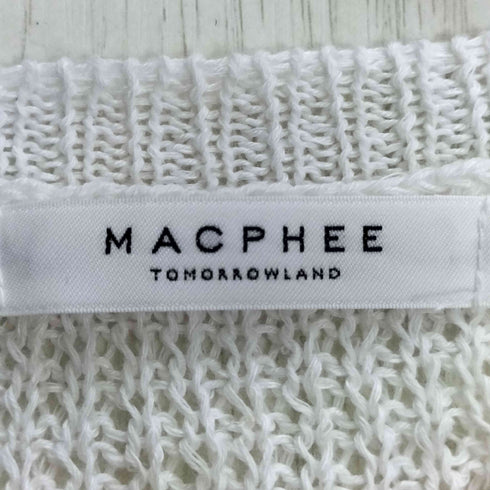 マカフィー MACPHEE ムリネリネン フリルスリーブプルオーバー レディース JPN:S