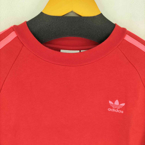 アディダス adidas 3ストライプ ロゴ刺繍 スウェット メンズ JPN:L