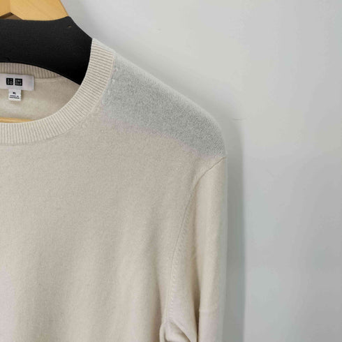 ユニクロ UNIQLO カシミヤクルーネックセーター メンズ JPN:XL