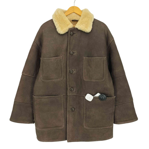 オクトパスアーミー OCTOPUS ARMY JOHNS HAMER社製 シープスキン ムートンボアジャケット メンズ import:L