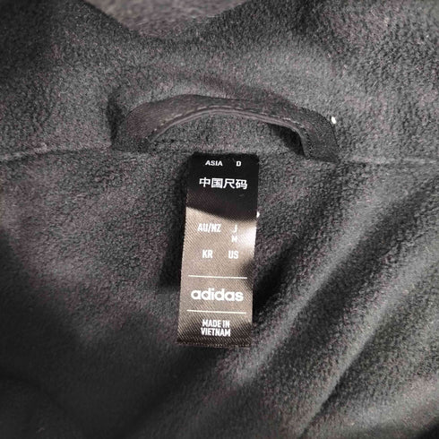 アディダス adidas マストハブ スモールロゴ ルーズフィット フリース裏地付きウーブンフード付きジャケット メンズ import:M