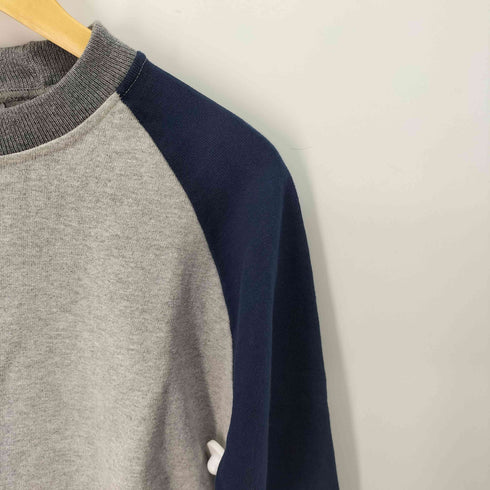 バーバリアン BARBARIAN バイカラー ラグランカットソー メンズ import:M