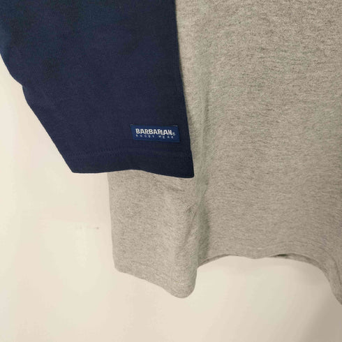 バーバリアン BARBARIAN バイカラー ラグランカットソー メンズ import:M