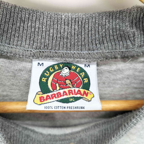 バーバリアン BARBARIAN バイカラー ラグランカットソー メンズ import:M
