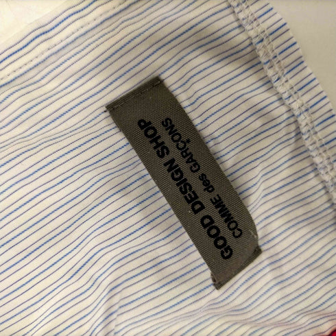 グッドデザインショップコムデギャルソン GOOD DESIGN SHOP COMME des GARCONS 異素材切替 パッチワーク ストライプ マフラー ストール メンズ