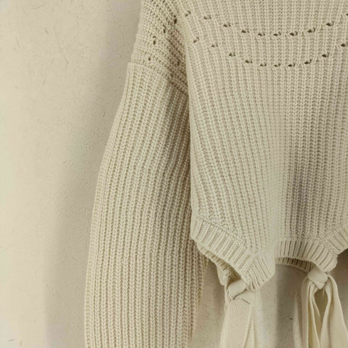 ラインヴァンド LEINWANDE Wool Tie Knit Top レディース FREE