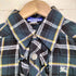 バーバリーブルーレーベル BURBERRY BLUE LABEL フロントフリル チェック柄ホース刺繍シャツワンピース レディース 36