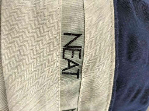 ニート NEAT Jumbo Sheersucker TAPERED - NAVY ジャンボ シアサッカー テーパード パンツ メンズ JPN:46