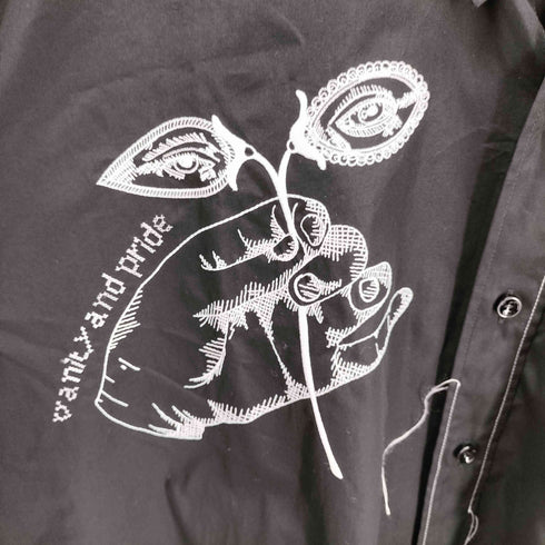 メゾンマルジェラ Maison Margiela 17SS 刺繍デザインシャツ メンズ  40