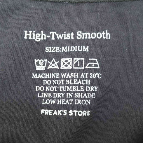フリークスストア FREAKS STORE 25AW High-Twist Smooth ソリッド ショートスリーブTシャツ メンズ JPN:M