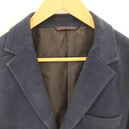カスタムカルチャー CUSTOM CULTURE ベロアタッチ 3Bチェスターコート メンズ JPN:2