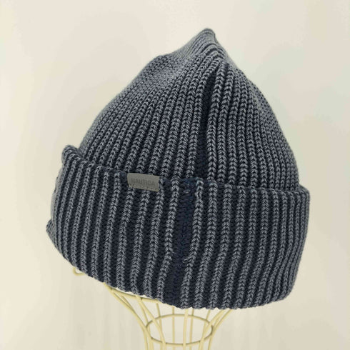 ノーティカ NAUTICA ロゴ刺繍 ニットキャップ メンズ